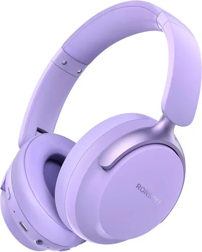 Miniatura 10 de B8 - Audífonos Bluetooth supraaurales, 6 modos de música EQ y 50 horas de reproducción, graves profundos, inalámbricos, con micrófono, plegables