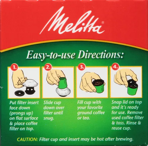 Miniatura 4 de Melitta JavaJig - Filtros de café de papel de una sola porción de repuesto, color blanco, 60