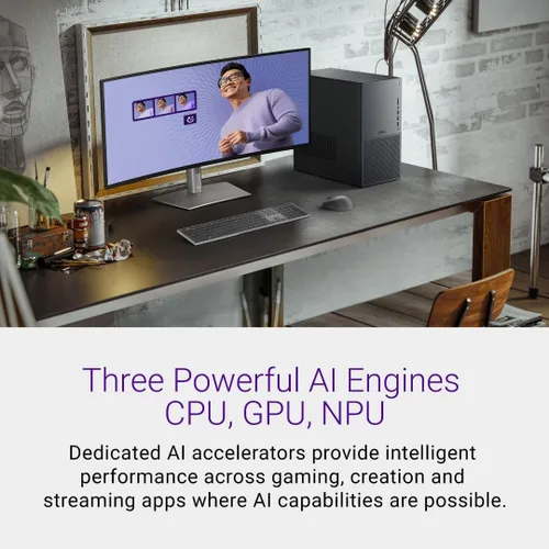 Miniatura 5 de Dell Tower Plus EBT2250 Desktop - Intel Core Ultra 7 265, SSD de 1 TB, 32 GB de RAM DDR5, Intel UHD, 1 año de servicio in situ y 6 meses de Dell