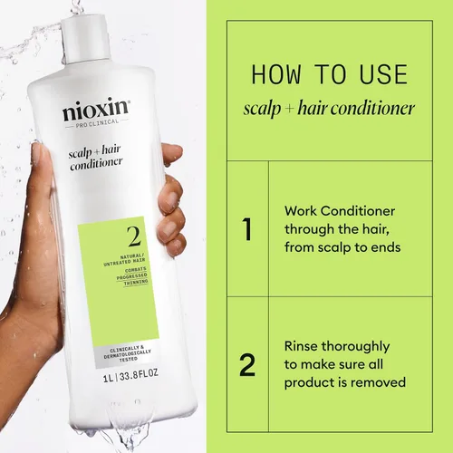 Miniatura 5 de Nioxin - Shampoo limpiador, sistema 1-6, cuidado de cabello fino/normal y con tratamiento químico/teñido con adelgazamiento, 33.8 onzas líquidas