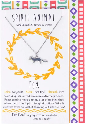 Miniatura 2 de Shag Wear - Collar con dije de espíritu animal de peltre para mujer, con sobre de regalo