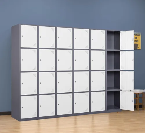 Miniatura 2 de MIIIKO Taquillas de Almacenamiento de Metal, Armario Grande de 4 Puertas para Empleados, Escuela, Gimnasio, Gabinete de Almacenamiento para Hogar