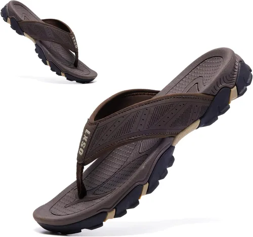 Miniatura 5 de Flip Flops for Men Beach Thong Sandals with Arch Support Water Resistant Slippers Shower Shoes