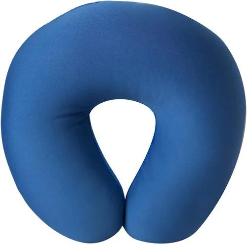 Miniatura 4 de Cloudz Almohada de cuello de viaje en avión de doble comodidad para niños. Felpa súper suave y acogedora en un lado, elastano relajante fresco
