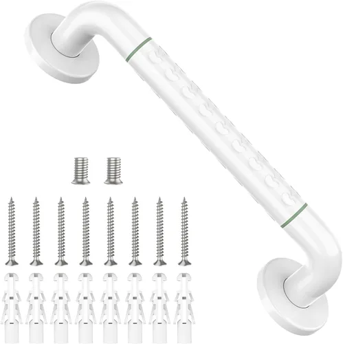 Miniatura 16 de Barras de agarre de ducha de 16 pulgadas para bañeras, paquete de 2 barras de agarre de baño de acero inoxidable, riel de seguridad moleteado