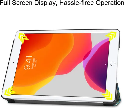 Miniatura 7 de Funda para Apple iPad 10.2 de 9ª/8ª/7ª generación (2021/2020/2019) con función de encendido y apagado automático, ultra fina y ligera, soporte