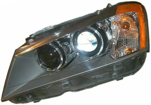 Miniatura 6 de KarParts360: Para BMW X3 faro Asamblea 2011 12 13 2014 lado del conductor LED negro vivienda CAPA certificado BM2502172