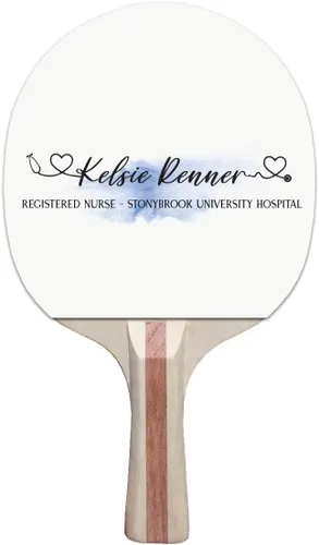 Miniatura 15 de Infusion Pala de ping pong de diseño clásico personalizado, impresión directa de 5 capas premium en raqueta de tenis de mesa