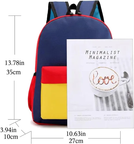 Miniatura 3 de Mochila ligera para niños y niñas preescolares, Negro-a
