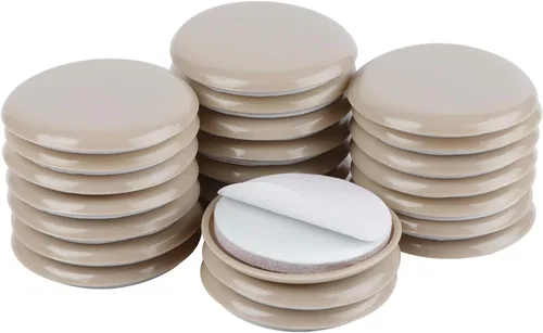 Miniatura 7 de Deslizadores de muebles autoadhesivos de 2.5 pulgadas, 16 deslizadores cuadrados para muebles, deslizadores de sillas autoadhesivos, deslizadores