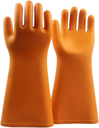 Miniatura 10 de 1 par electricista especial aislado guantes 12KV 20KV 25KV 35KV seguridad protección trabajo guantes