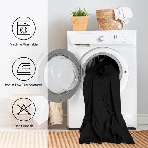 Miniatura 8 de IVAPUPU Mantel de Lino Texturizado para Mesa Rectangular - Mantel de Tela Impermeable Rectangular Sin Arrugas Limpiable Cubierta de Comedor