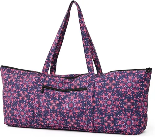 Miniatura 18 de Boulder Bee Bolsa para esterilla de yoga Gran portaesterillas de yoga con bolsillo para artículos mojados Regalos de yoga Bolsa de gimnasio