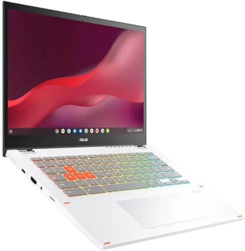 ASUS Chromebook Vibe CX34 Flip Laptop para Gaming en la Nube con Stylus, pantalla táctil de 14 pulgadas y 144 Hz (1920 x 1200), procesador Intel®