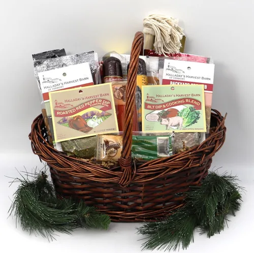 Miniatura 2 de Gift Basket Village Cesta maestra de parrilla navideña