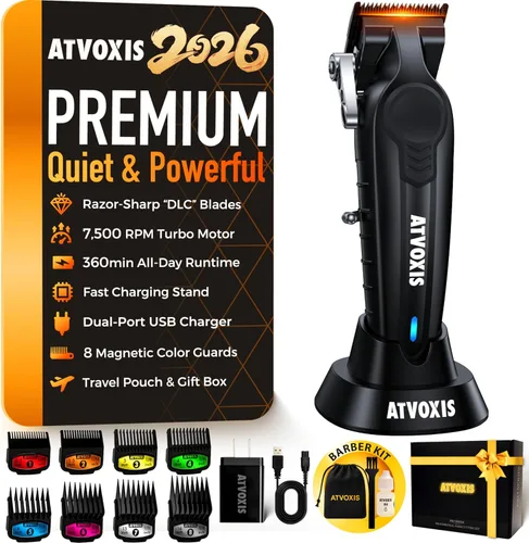 Cortapelo para Hombre Profesional, Cortapelo Inalámbrico para Corte de Pelo, Máquina para Cortar Pelo De Hombre