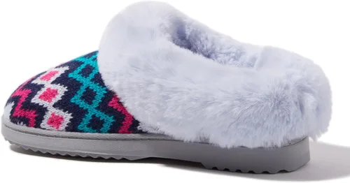Miniatura 2 de Dearfoams Pantuflas de punto de chenilla Hannah para mujer