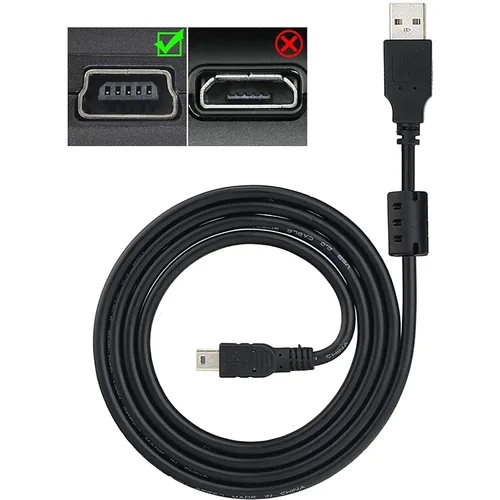 Miniatura 7 de Cable USB UC-E4, compatible con Nikon D610 D2 D3 D3X D100 D90 D80 D70S D70 D60 D50 D40 D40X D200 D300 D3000 D3100S D3100 D7000 D700 0 cable
