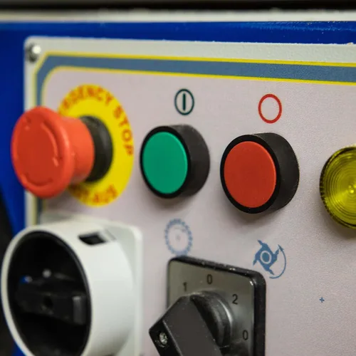 Miniatura 4 de Uxcell - Estación de interruptor de botón de bloqueo automático de hongos con luz verde