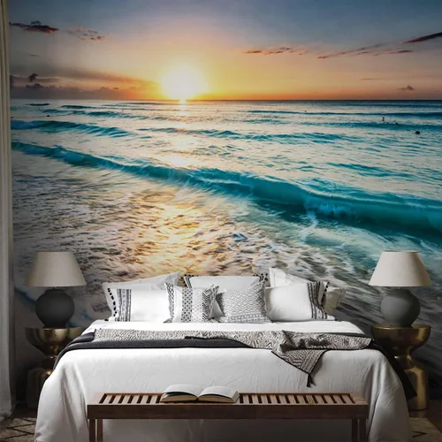Miniatura 5 de artgeist Mural de pared Playa y Mar, 79 x 55 pulgadas, XXL no tejido, decoración de pared de vellón, impresión fotográfica, diseño de imagen