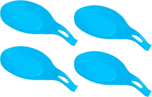 Miniatura 24 de uxcell Soporte de cuchara de silicona, 7.68 x 3.74 pulgadas, resistente al calor, soporte para utensilios de cocina, espátula, soporte para cucharón