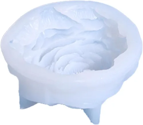 BIBABLYKE Molde de vela de silicona de peonía grande 3D, hecho a mano, creativo, flores, aromaterapia, yeso, resina, suministros para hacer jabón,
