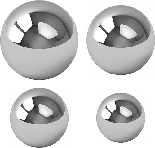 Miniatura 7 de SATINIOR Bolas para hacer anillos de moneda, bola de mancha de puño de mono, surtido de 3/4, 5/8, 9/16, 1/2, 7/16, 3/8, 5/16 y 1/4 pulgadas, bola