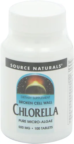 Miniatura 4 de Source Naturals Chlorella 500 mg Superalimento verde, tabletas B12-100 a base de plantas