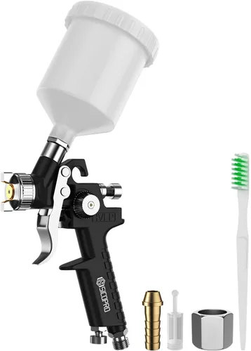 HVLP - Pistola rociadora de pintura, mini pulverizador de pintura de aire para pintura de casa, automóviles, pistolas de pintura automotriz