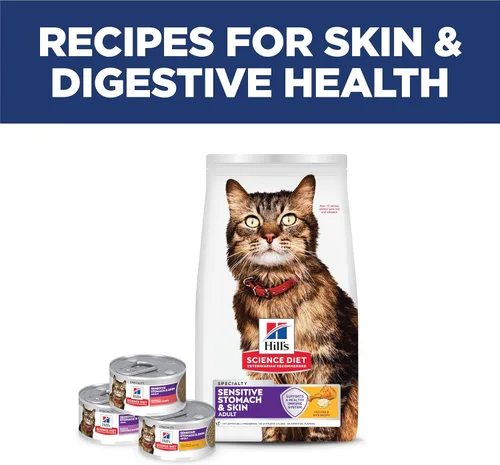 Miniatura 10 de Comida seca para gatos con piel y estómago sensible, de Hill's Science Diet