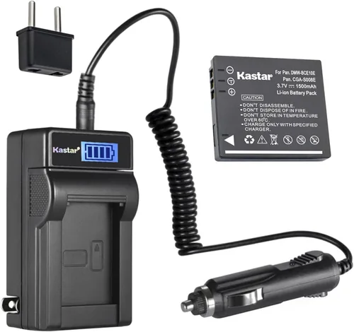 Miniatura 8 de Kastar DMW-BCE10 - Cargador de batería LCD de CA compatible con Panasonic Lumix DMC-FS5 DMC-FS5EG-K DMC-FS5EG-R DMC-FS5EG-S DMC-FS5GK DMC-FS5K