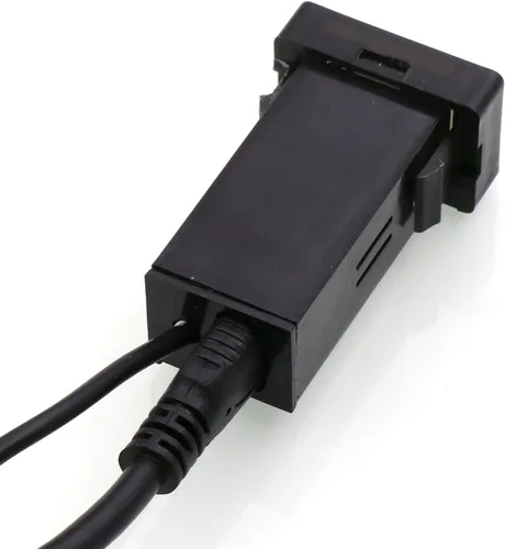Miniatura 5 de Timloon Cable de montaje de enchufe HDMI+USB Entrada de audio Relé de audio Uso para Toyota (tipo A)