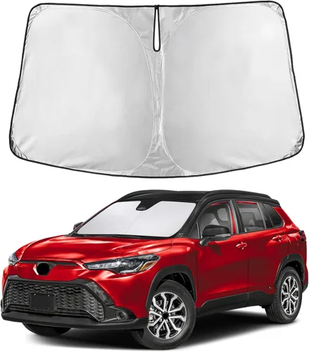 Miniatura 166 de EcoNour Parasol para parabrisas compatible con Hyundai Tucson 2016-2019 2020 2021, visera solar para parabrisas delantero y ventana, bloqueador