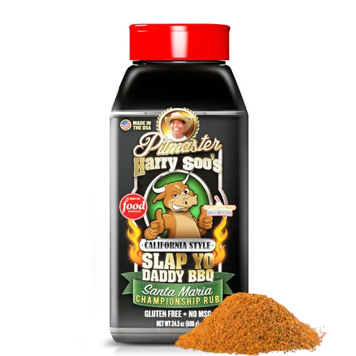 Miniatura 10 de Slap Yo Daddy - Condimento para barbacoa de Pecan Porkilicious – Condimento para asar a la parrilla y ahumar de Pitmaster Harry Soo – Sin MSG, sin