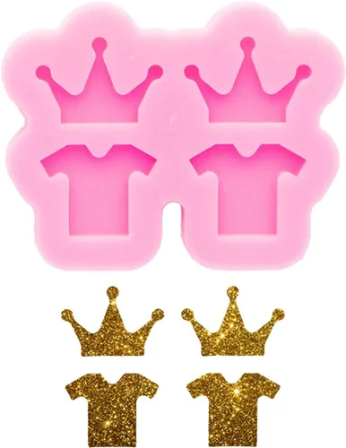 Miniatura 8 de Aretes con forma de triángulo y diamante superbrillantes, molde de silicona, molde de resina, llavero de bricolaje, moldes epoxi, fabricación