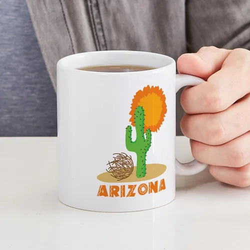 Miniatura 6 de CafePress ARIZONA Mugs Taza de café de cerámica de 11 oz (11.0 fl oz)