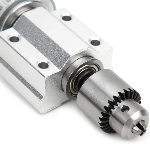 Miniatura 9 de Conjunto de husillo sin potencia, herramienta de portabrocas de carpintería de alta bricolaje para taladros de banco y sierras de mesa con buje M10