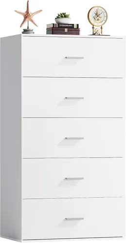 Miniatura 18 de WLIVE - Cómoda ancha de madera para dormitorio