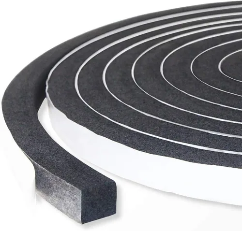 Miniatura 8 de Tira de Sellado Meteorológico para Puertas, Tira de Sellado para Puertas y Ventanas, 1 Pulgada x 1/8 Pulgada x 33 Pies, Cinta de Aislamiento