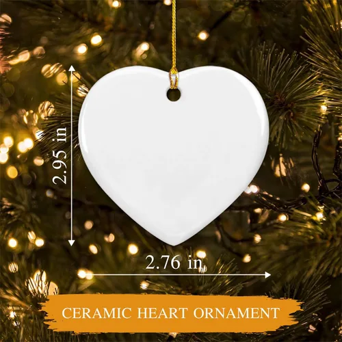 Miniatura 6 de Nuestro adorno de cerámica casado de 2ª Navidad, regalo personalizado de adorno de boda de oso polar, regalo de adorno de boda, Mr Mrs Married