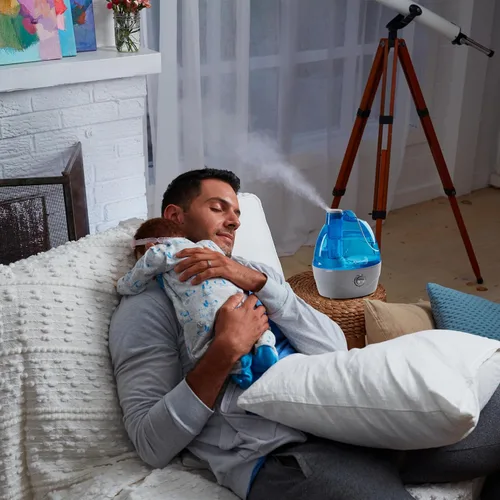 Miniatura 4 de AquaOasis® Humidificador de niebla fría (tanque de agua de 2.2 litros), humidificadores ultrasónicos silenciosos para dormitorio y habitación