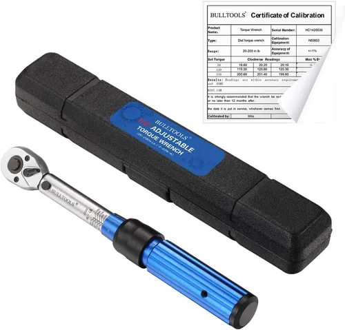 Miniatura 11 de BULLTOOLS Juego de llaves dinamométricas de clic de 1/2 pulgada, llave dinamométrica ajustable de 90 dientes de doble dirección con hebilla Unidad