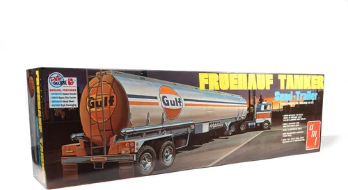 Miniatura 9 de Kit de modelo a escala 1:25 de semirremolque Fruehauf 40' de AMT (cerveza Miller)