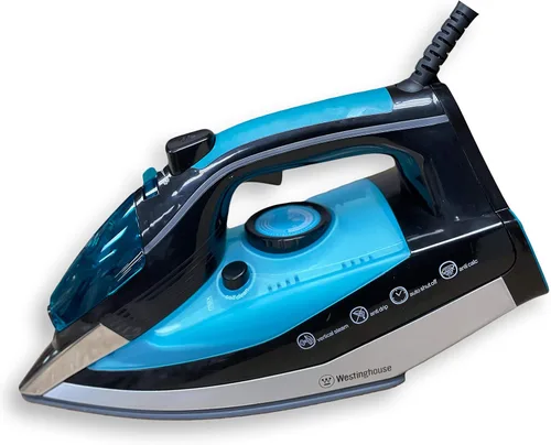 Miniatura 7 de Westinghouse - Plancha de 220 V de 2500 vatios con vapor y apagado automático de 220 – 240 voltios 50/60 Hz con adaptador de enchufe Dynastar