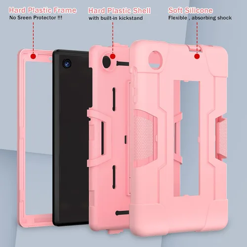 Miniatura 3 de Bingcok Funda TCL TAB 8 LE para niños, funda híbrida resistente de cuerpo completo a prueba de golpes para TCL Tab 8 LE (modelo: 9137W) 2023/TCL Tab