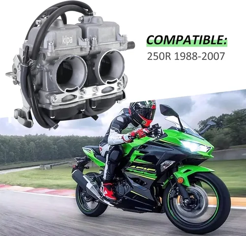 Miniatura 2 de KIPA Carburador para Ninja 250R 250 EX250 1988-2007