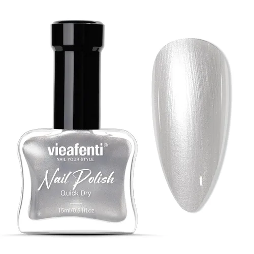 Miniatura 9 de Esmalte de uñas negro de 0.5 fl oz, esmalte de uñas de secado rápido, esmalte regular de larga duración, secado al aire, base de aceite, esmalte