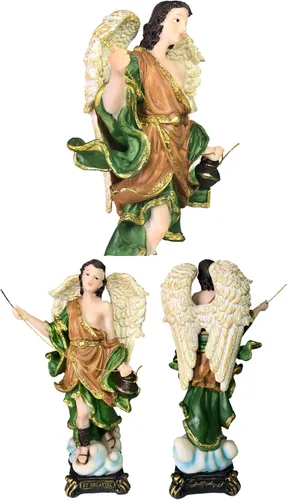 Miniatura 6 de 7 arcángeles - Juego completo de estatuas de 7 arcángeles de 9 pulgadas