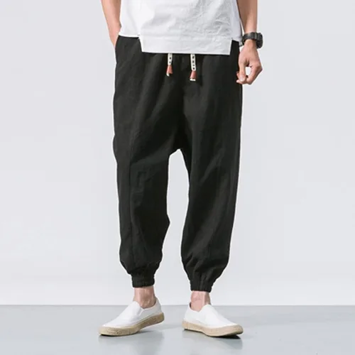 Miniatura 55 de Pantalones deportivos para hombre, pantalones de otoño e invierno y sólidos para hombres y hombres, cómodos con múltiples bolsillos