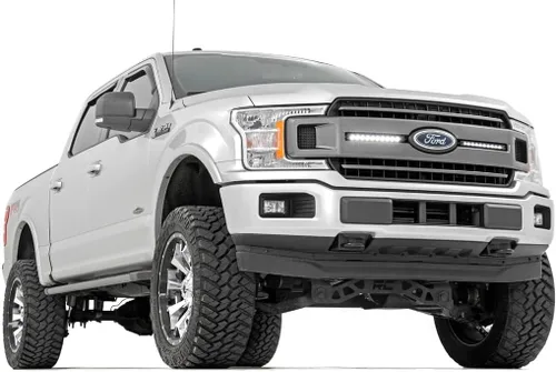 Miniatura 3 de Rough Country Barras de luz LED CREE Slimline Serie Negra de 10" Par - 70410ABL